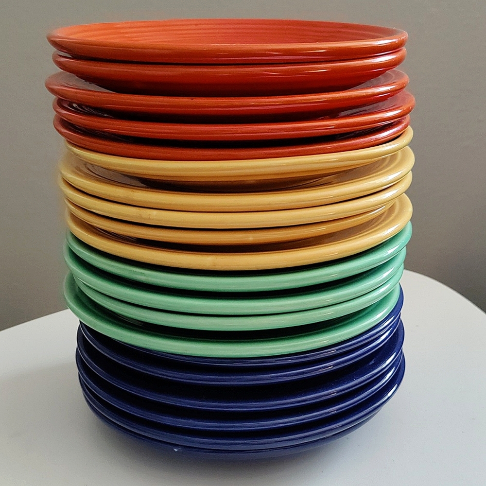 True vintage Fiestaware saucers!!